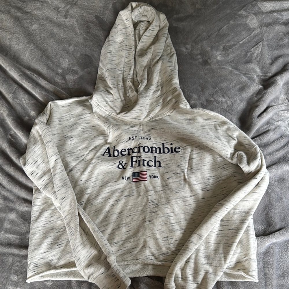Abercrombie & Fitch Cream Hoodie